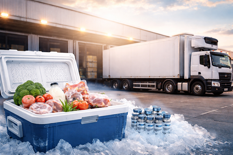 Logística para cadenas de frio, alimentos y medicamentos